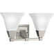 Glenmont 2 Light 14 inch Brushed Nickel Bath Vanity Wall Light