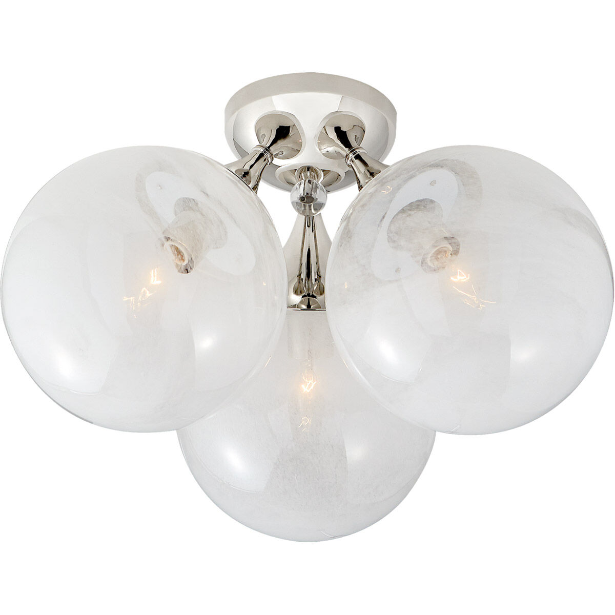 AERIN Cristol 3 Light 15.25 inch Flush Mount