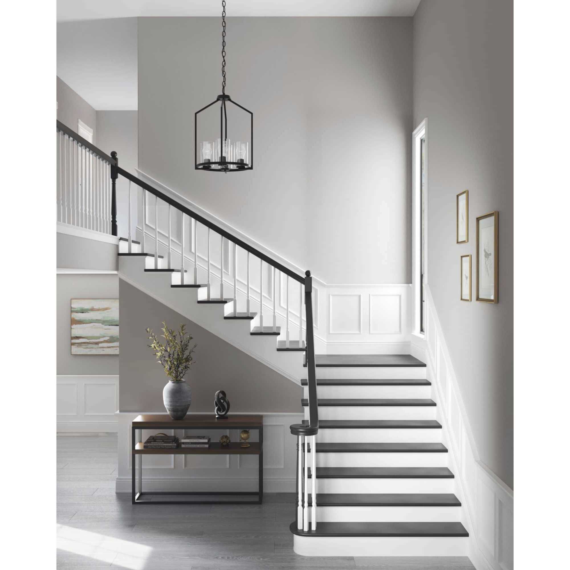 Goodwin 4 Light 14 inch Matte Black Foyer Light Ceiling Light