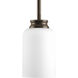 Orbitz 1 Light 4 inch Antique Bronze Mini-Pendant Ceiling Light