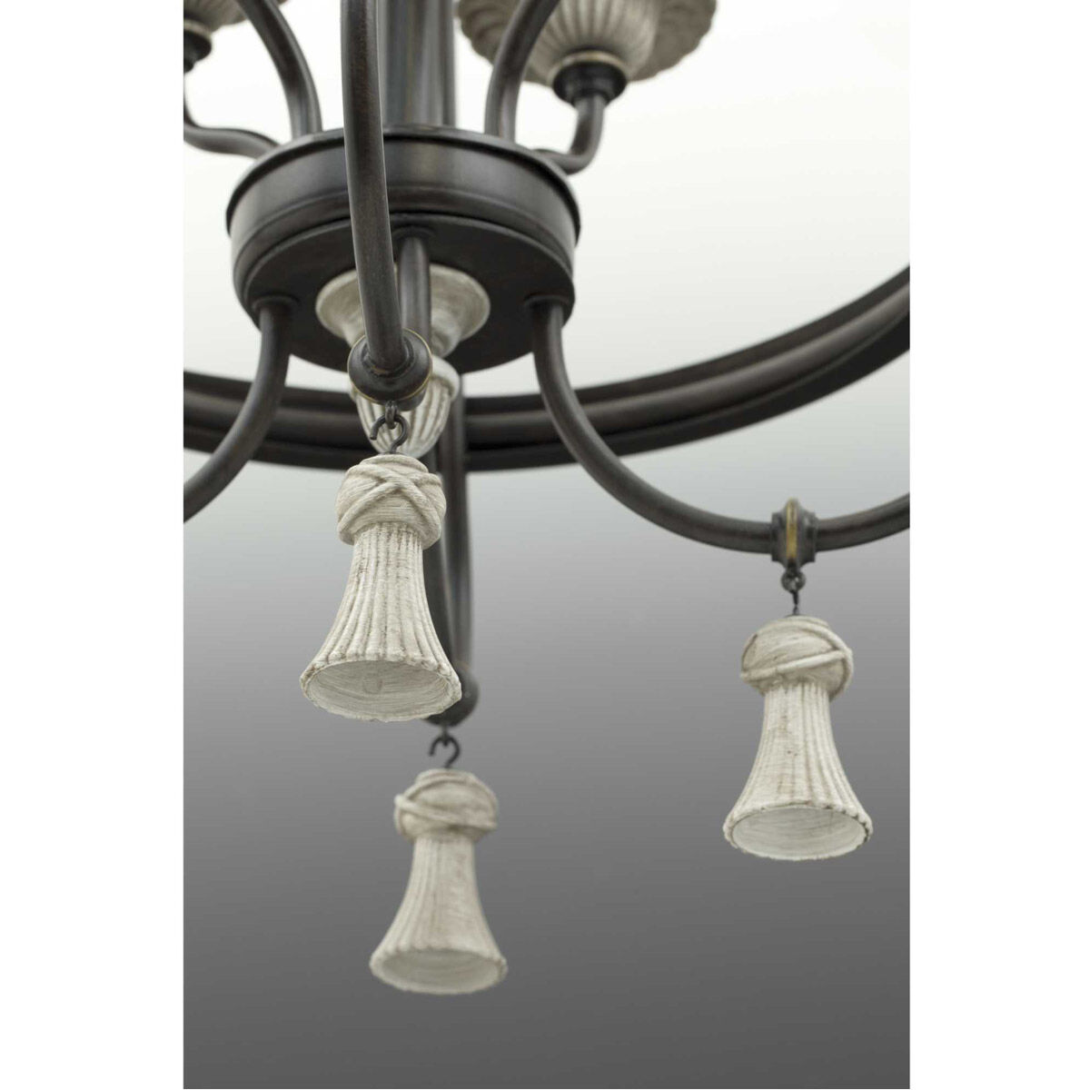 Bergamo 5 Light 26 inch Forged Bronze Chandelier Ceiling Light, Design Series