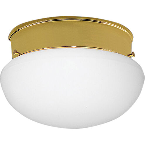 Fitter 1 Light 8 inch Polished Brass Close-to-Ceiling Ceiling Light in Bulbs Not Included