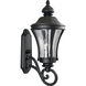 Nottington 3 Light 25 inch Gilded Iron Outdoor Wall Lantern