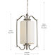 Inspire 1 Light 14.75 inch Brushed Nickel Pendant Ceiling Light, Large