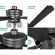 Midvale 56 inch Blistered Iron Outdoor Ceiling Fan