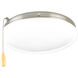 AirPro 2 Light Brushed Nickel Fan Light Kit in Bulbs Not Included