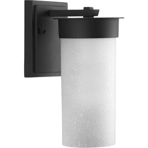 Hawthorne 1 Light 10 inch Textured Black Outdoor Wall Lantern, Small