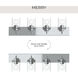 Merry 4 Light 30 inch Polished Chrome Bath Vanity Wall Light