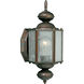 Roman Bronze 1 Light 18 inch Roman Bronze Outdoor Wall Lantern