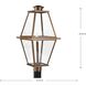 Bradshaw 1 Light 25.25 inch Antique Copper Outdoor Post Lantern, Design Series