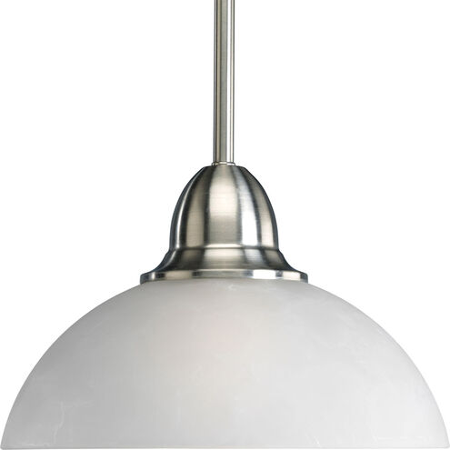 Pavilion 1 Light 10 inch Brushed Nickel Mini-Pendant Ceiling Light