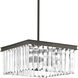 Glimmer 2 Light 13.63 inch Antique Bronze Semi-Flush Mount Convertible Ceiling Light, Design Series