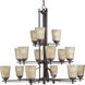 Riverside 15 Light 41 inch Heirloom Chandelier Ceiling Light
