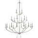 Nisse 21 Light 43.88 inch Polished Nickel Chandelier Ceiling Light