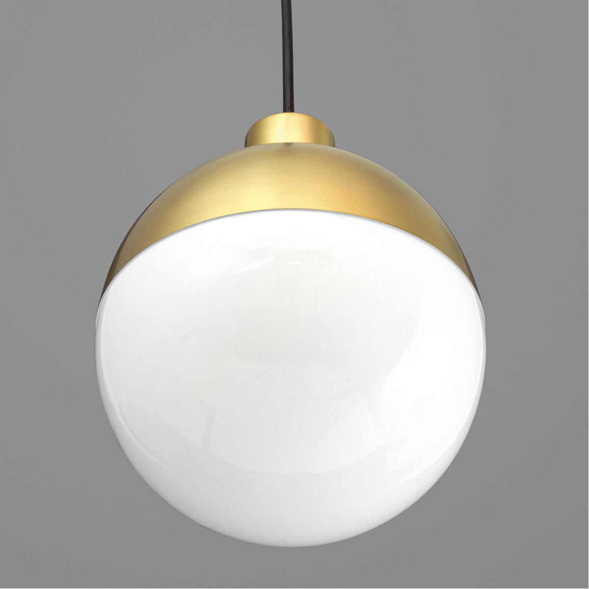 Globe LED LED Brushed Bronze Pendant Ceiling Light