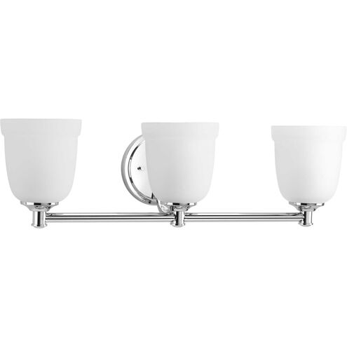 Topsail 3 Light 24 inch Polished Chrome Bath Vanity Wall Light