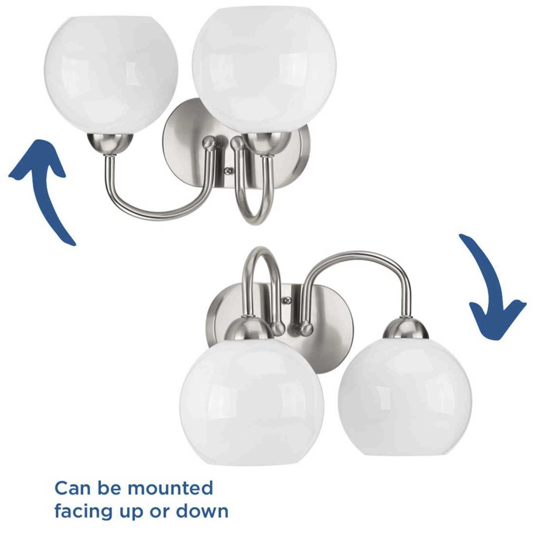 Carisa 2 Light 15 inch Brushed Nickel Bath Vanity Wall Light