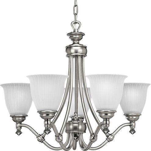 Renovations 5 Light 25 inch Antique Nickel Chandelier Ceiling Light