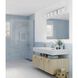 Replay 6 Light 48 inch Brushed Nickel Bath Vanity Wall Light
