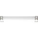 Modular Fluorescent 3 Light 11.88 inch Brushed Nickel Flush Mount Ceiling Light