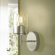 Replay 1 Light 6 inch Polished Nickel Bath & Vanity Light Wall Light