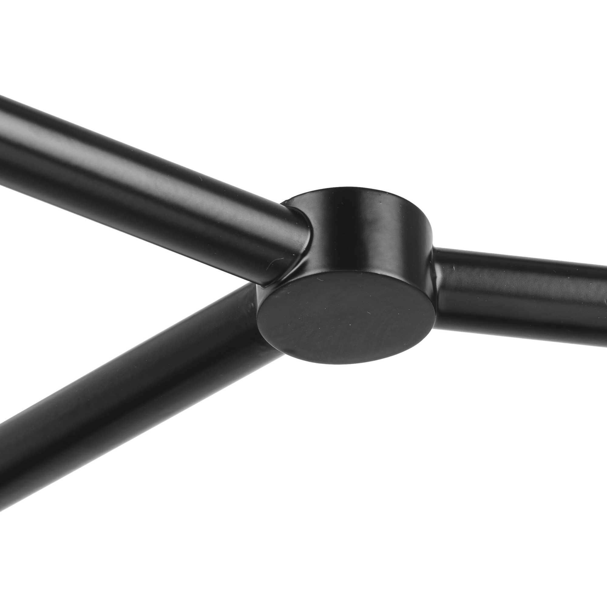 Arya 8 Light 40 inch Matte Black Linear Chandelier Ceiling Light, Design Series