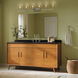 Replay 6 Light 48 inch Polished Nickel Bath & Vanity Light Wall Light