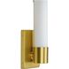 Blanco LED LED 5 inch Satin Brass ADA Wall Bracket Wall Light, Progress LED