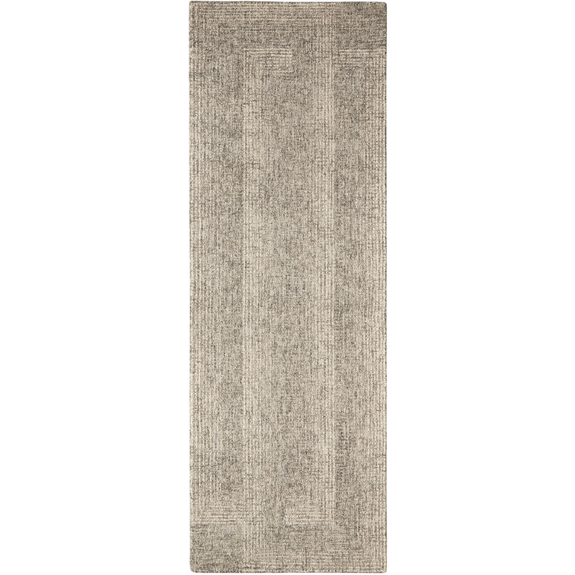 Laid Back Luxe Gray and Ivory Indoor Rug