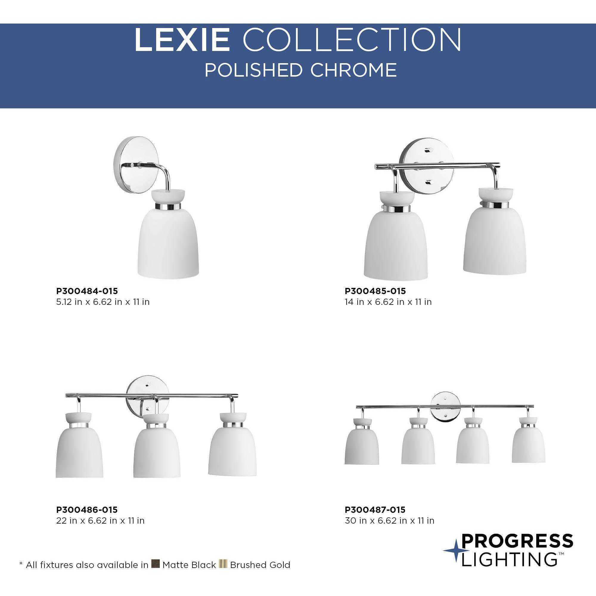 Lexie 2 Light 14 inch Polished Chrome Bathroom Vanity Light Wall Light