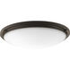 Apogee LED 27 inch Architectural Bronze Flush Mount Ceiling Light, Progress LED