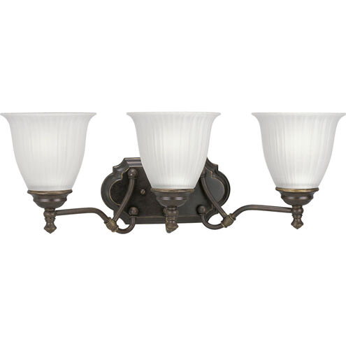 Renovations 3 Light 22 inch Forged Bronze Bath Vanity Wall Light