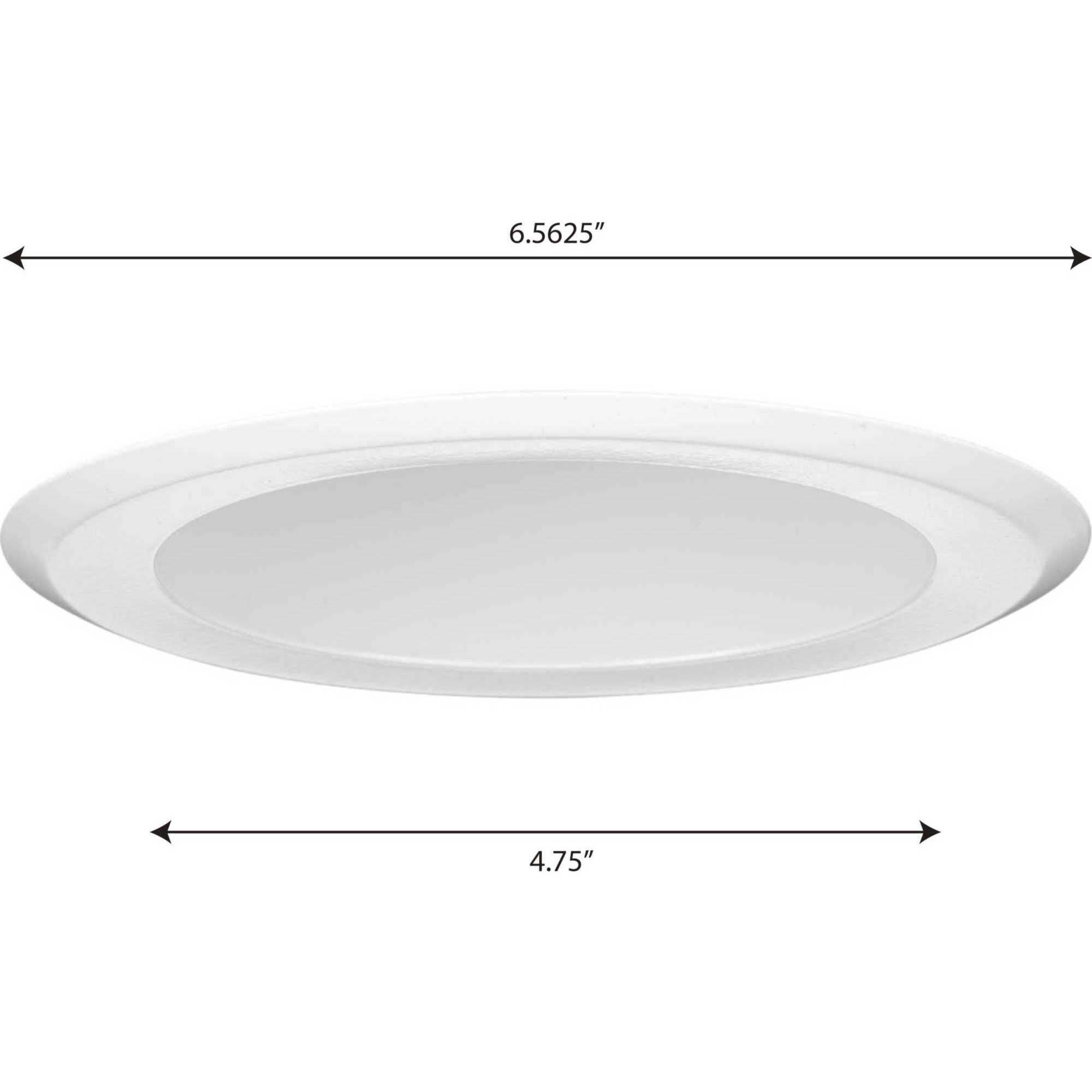 Recessed Lighting Satin White Recessed Deep Cone Reflector Trim in Matte White, for 5in Housing P851-ICAT, Progress LED