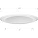Recessed Lighting Satin White Recessed Deep Cone Reflector Trim, for 5in Housing P851-ICAT, Progress LED