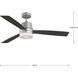 Trevina IV 52 inch Painted Nickel with Brushed Nickel Blades Ceiling Fan