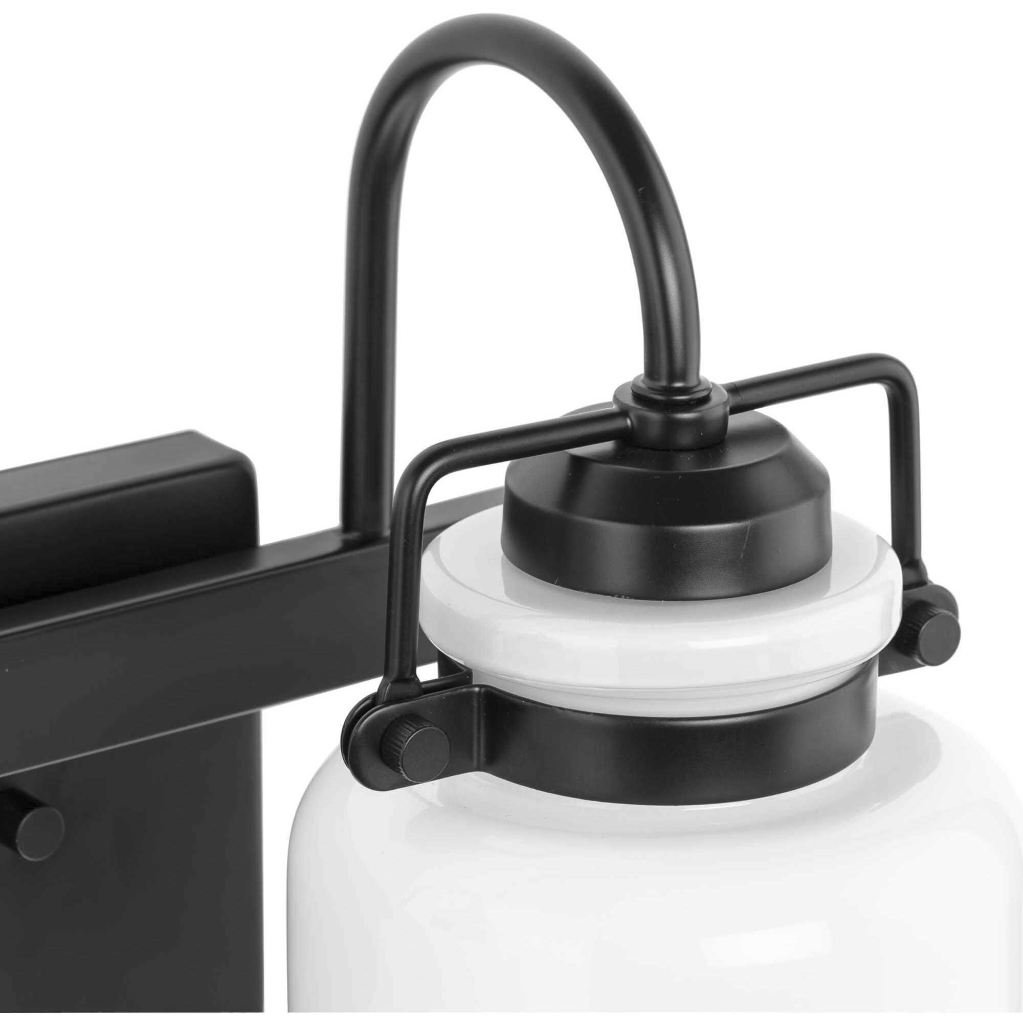 Fessler 2 Light 13 inch Matte Black Bath Light Wall Light