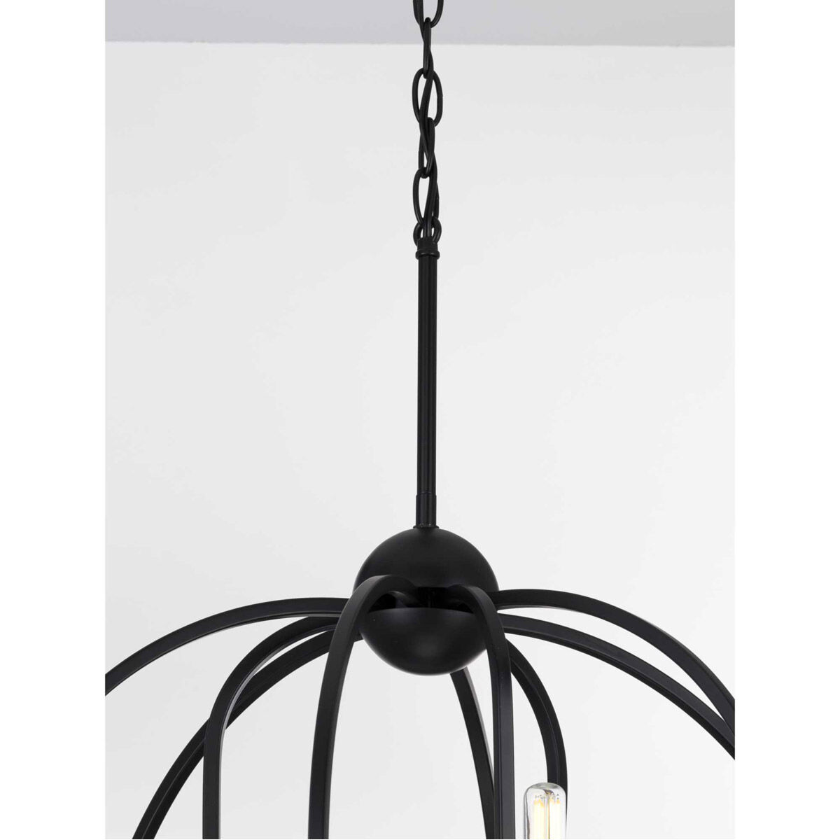 Seneca 9 Light 30 inch Matte Black Chandelier Ceiling Light