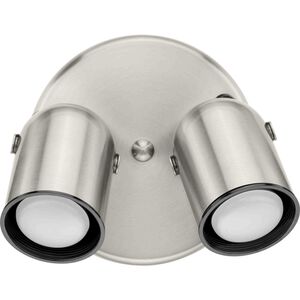 Directional 2 Light 9 inch Brushed Nickel Multi Directional Wall/Ceiling Light