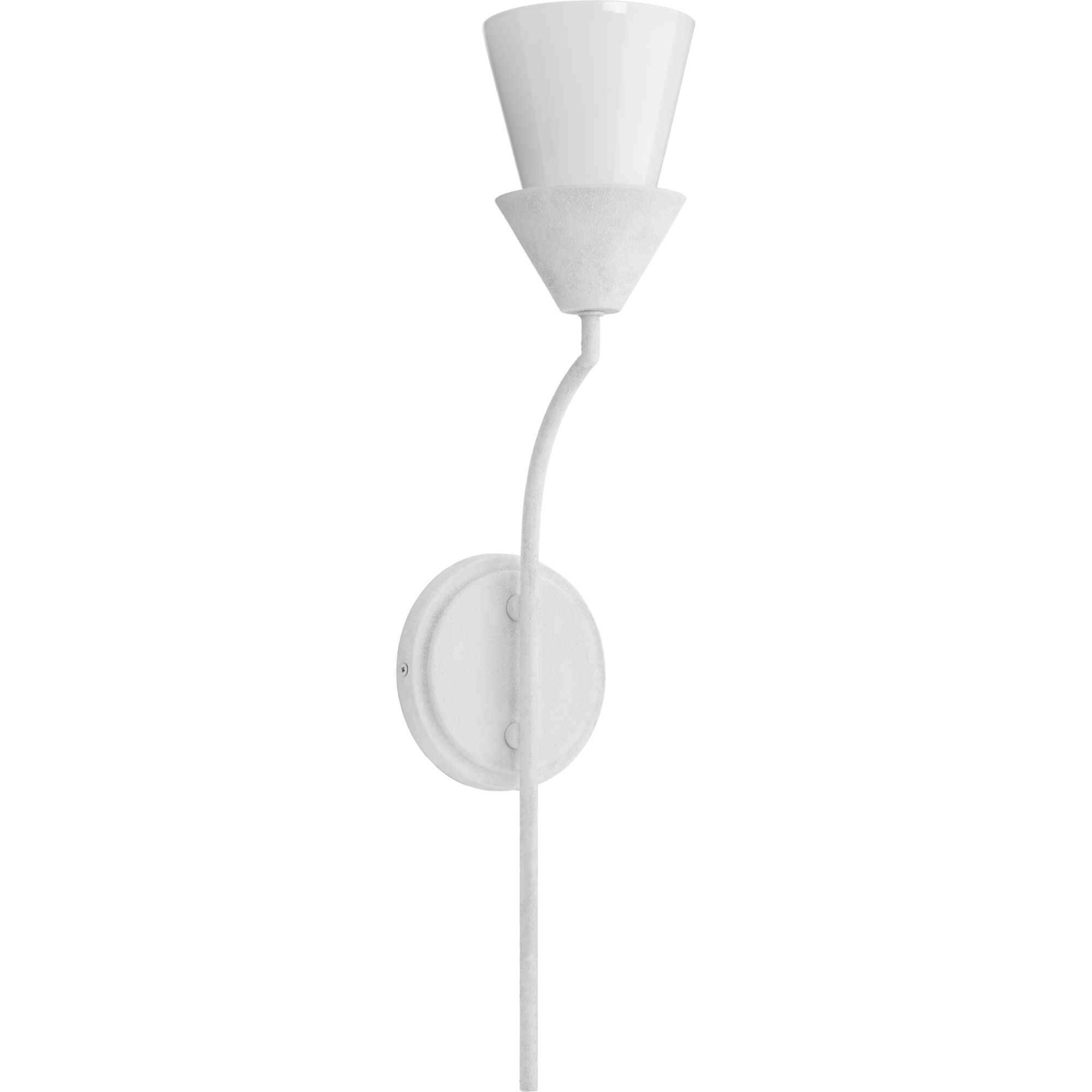 Pinellas 1 Light 5.12 inch White Plaster Wall Bracket Wall Light, Design Series