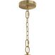 Jheni 3 Light 18 inch Brushed Gold Foyer Pendant Ceiling Light