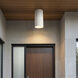 Cylinder 1 Light 6 inch White Outdoor Ceiling Mount Cylinder in Standard Lamping