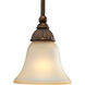 Carmel 1 Light 7 inch Tuscany Crackle Mini-Pendant Ceiling Light