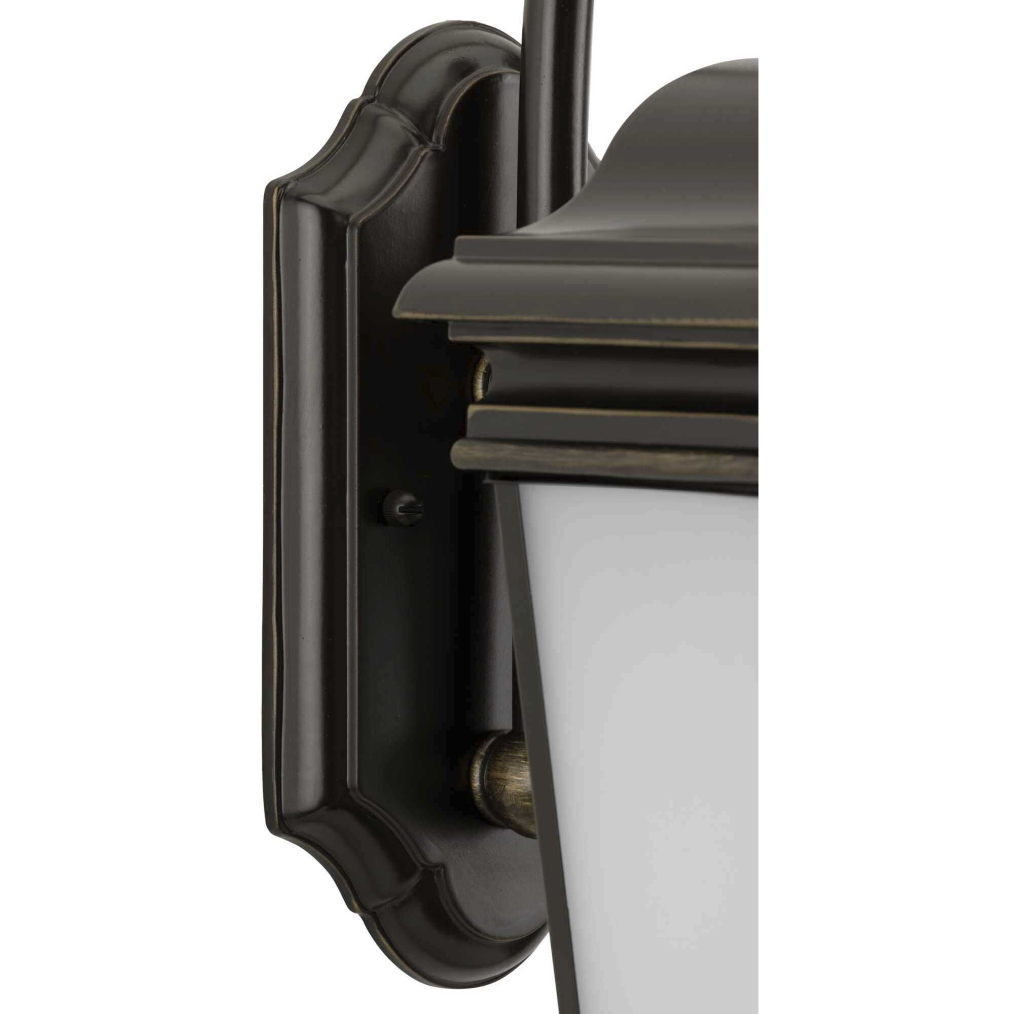 Crawford 1 Light 17 inch Oil Rubbed Bronze Outdoor Wall Lantern, Medium