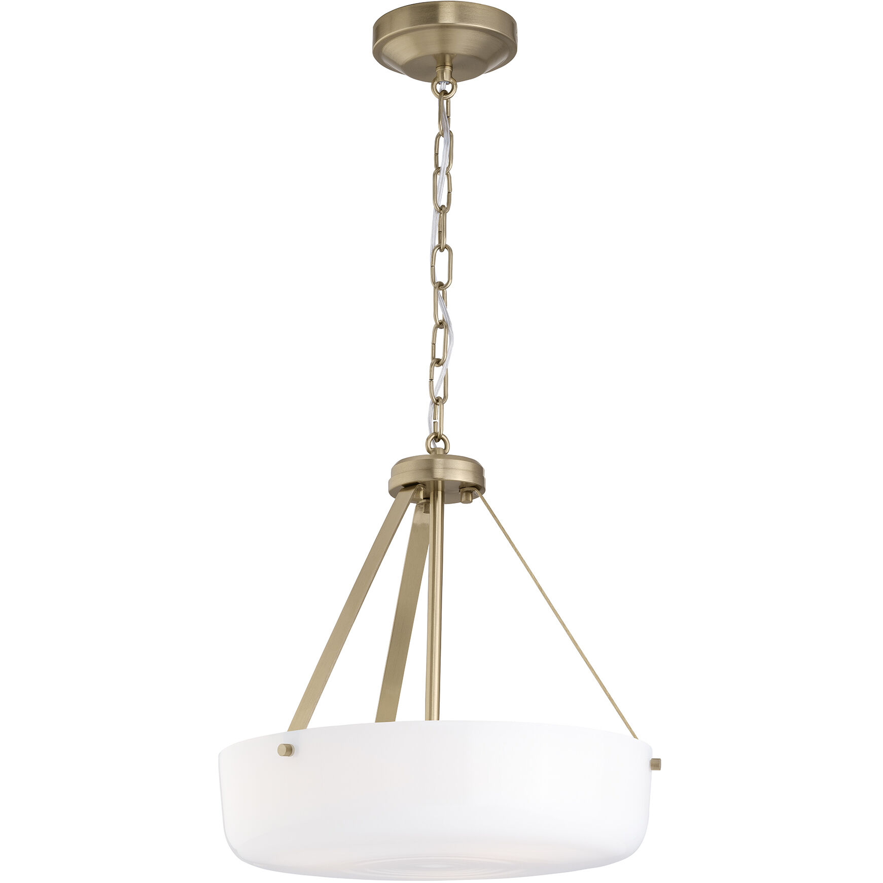 Lieon 3 Light 15.75 inch Champagne Bronze Convertible Pendant Ceiling Light