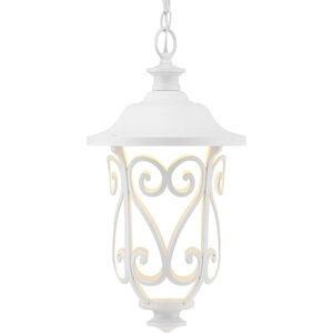 Leawood LED LED 10 inch White Outdoor Hanging Lantern, Design Series