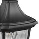 Marquette 1 Light 9 inch Textured Black Outdoor Hanging Lantern, with DURASHIELD