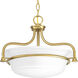 Tinsley 2 Light 16.5 inch Brushed Bronze Semi-Flush Mount Convertible Ceiling Light