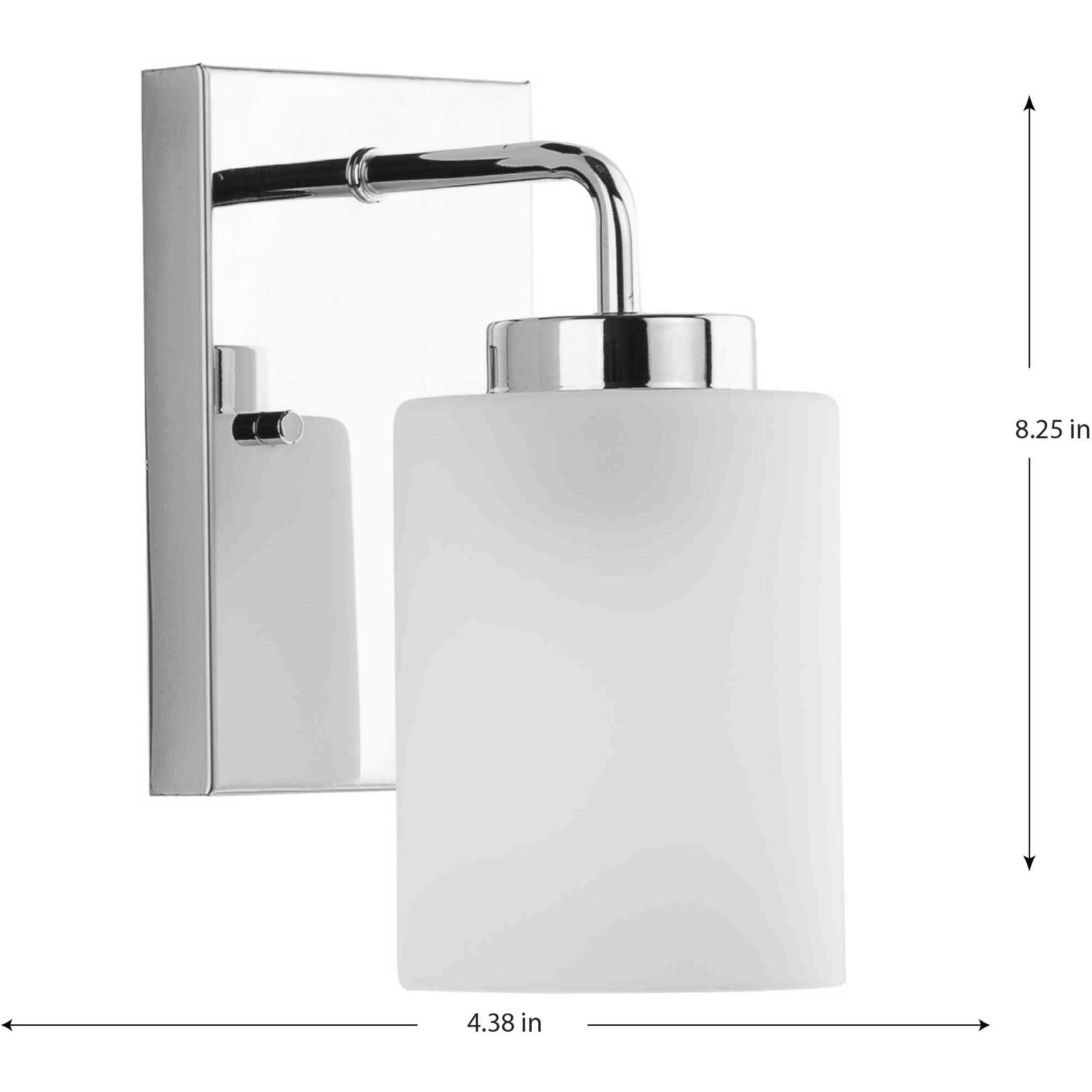 Merry 1 Light 4.38 inch Polished Chrome Bath Vanity Light Wall Light