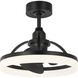 Shear 19.56 inch Matte Black Outdoor Ceiling Fan