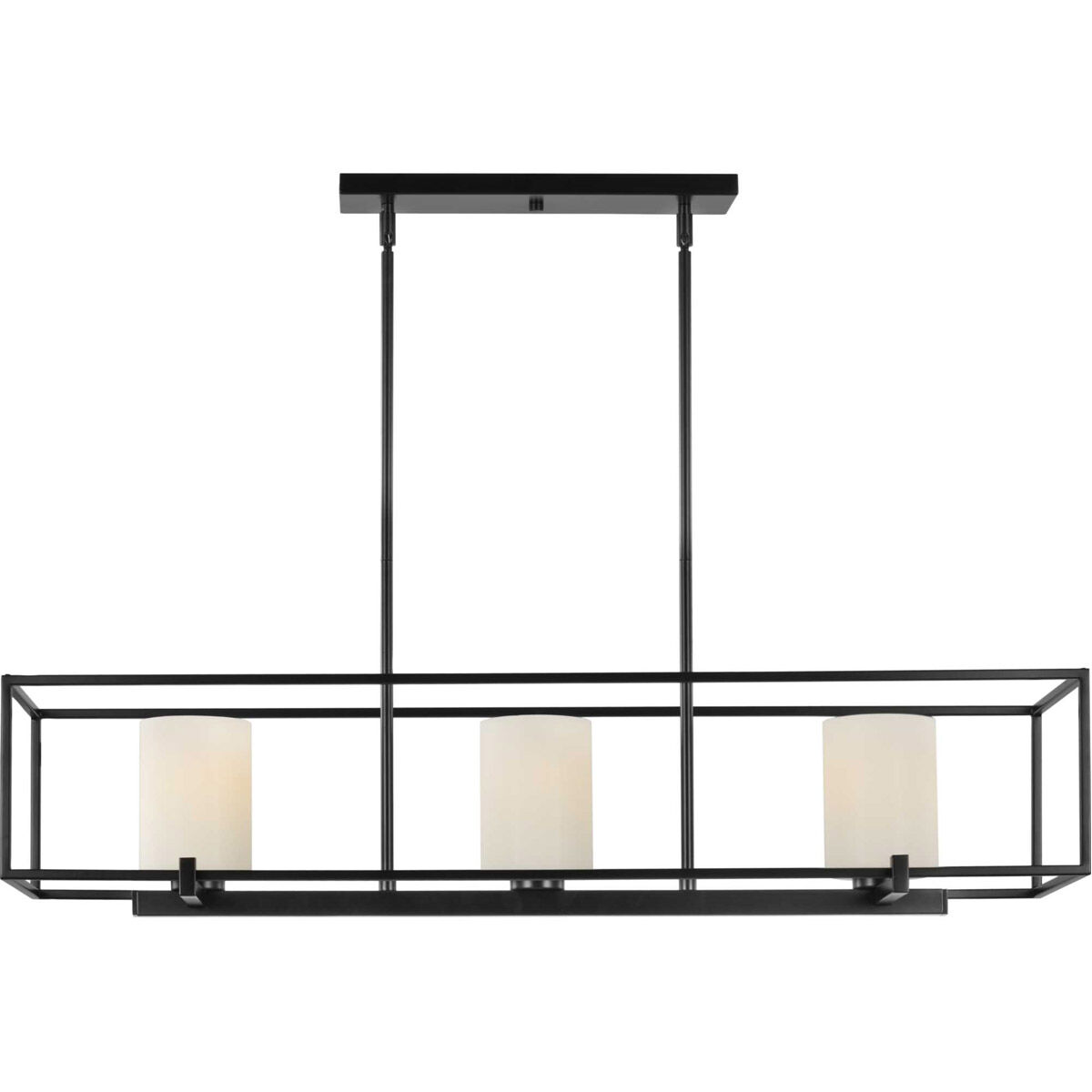 Chadwick 3 Light 40 inch Matte Black Island Chandelier Ceiling Light